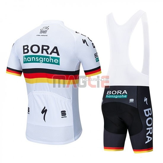 Maglia Bora Campione Belgio Manica Corta 2019 Bianco - Clicca l'immagine per chiudere